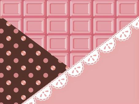 Valentine background strawberry chocolate polka dots, ভালেনতৈন্, পটভূমি, ফ্রেম, JPG, PNG and AI