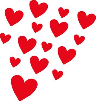 ハートマーク ハートマーク ハート,ハートマーク,プレゼント,誕生日,記念日,バレンタイン,ギフト,絵文字,母の日,シンプルのイラスト素材