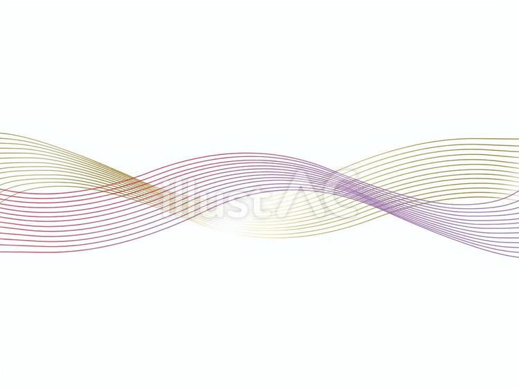 さらり清流樺桜に金 背景,シンプル,線画のイラスト素材
