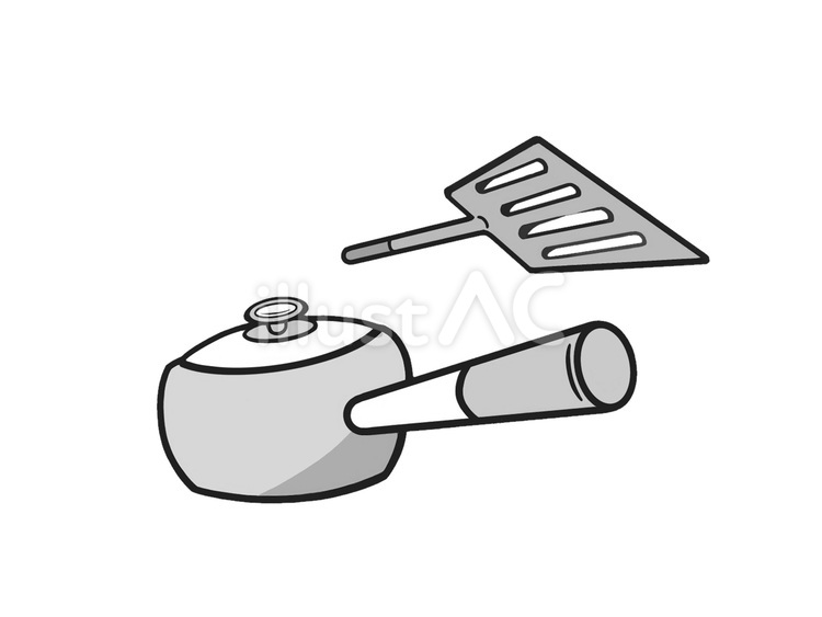 料理をイメージする調理道具のアイコン 調理器具,料理,調理のイラスト素材