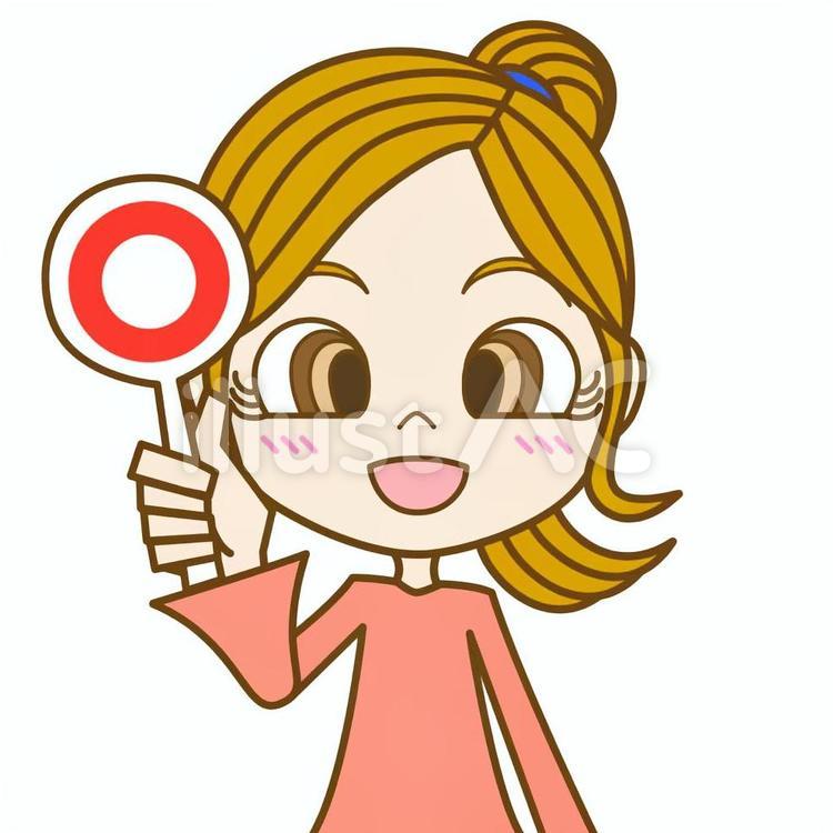 正解 女性イラスト No 無料イラストなら イラストac