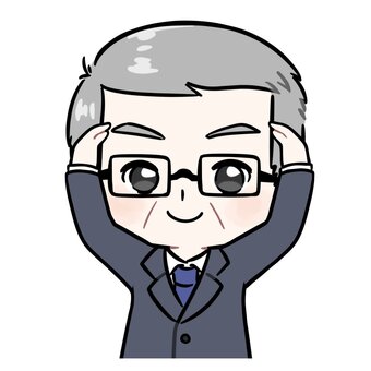 手で○を作るスーツのおじさん スーツ,社会人,会社員,仕事,アイコン,職業,おじさん,年配,男性,上司のイラスト素材