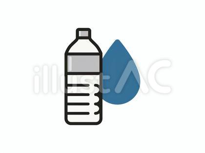 ペットボトルと雫