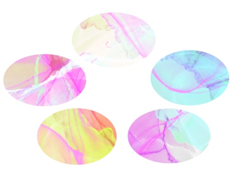 マーブル模様楕円フレームのイラスト フレーム,マーブル模様,カラー,楕円,ふちなし,イラストのイラスト素材