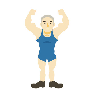 Wrestling player 2, , JPG, PNG and EPS