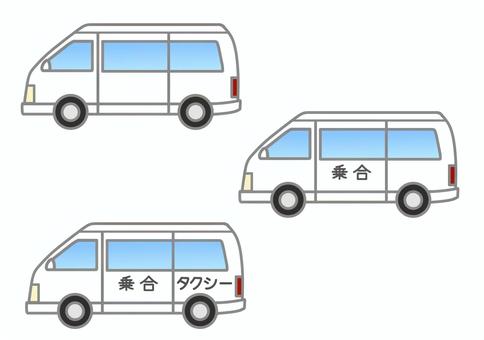 過疎地域・田舎の交通手段・乗合タクシー 過疎,田舎,交通手段,移動手段,地域,サービス,乗合,タクシー,高齢者,車のイラスト素材