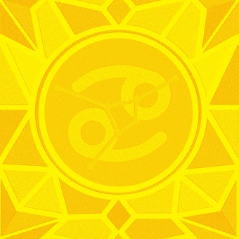 シームレスなモザイク蟹座　ｐ エンボス 蟹座,かに座,星占い,ホロスコープ,占星術,12星座,宇宙,天体,天文,ギリシャ神話のイラスト素材