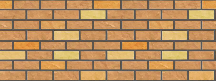 シームレスな色違いありのレンガ