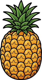 パイナップル パイナップル,果実,果物,デザート,黄色,パインアップル,ベクター,甘いのイラスト素材