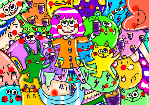 焼き芋 芋,焼き芋,サツマイモ,女の子,オリキャラのイラスト素材