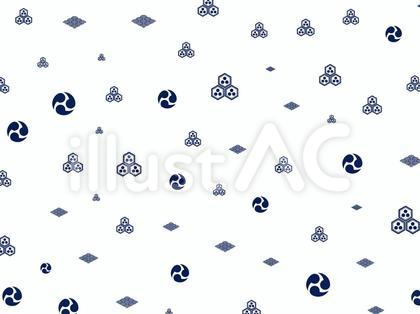 和柄の背景素材