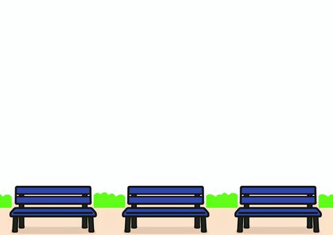 壁紙の公園の青のベンチです。 壁紙,ベンチ,シンプル,公園,屋外,座る,休憩,リラックス,散歩,青のイラスト素材