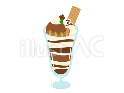 チョコレートパフェ