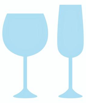 Illustration, wine glass, champagne glass, glass, 