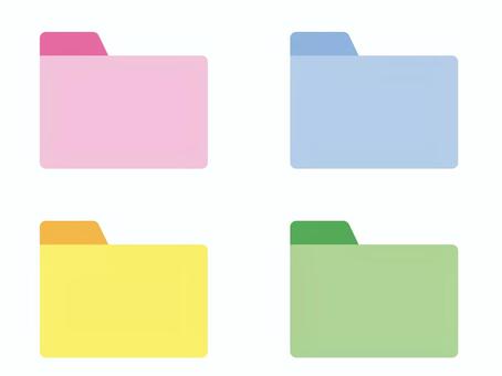フォルダー フォルダー,仕切り,ファイル,分類,収納,保存のイラスト素材