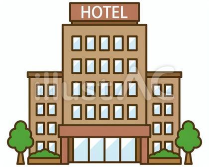 5階建ての高級ホテルの外観