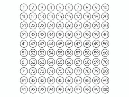 숫자의 일러스트 1~100 그 37, JPG, PNG 및 AI 숫자의 일러스트 1~100 그 37, 디지털, 디자인, 블랙, JPG, PNG 및 AI