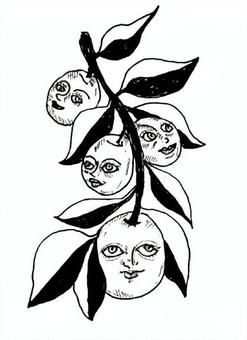 Illustration, plum, ome, wonderful, 