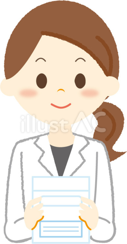 白衣の女性