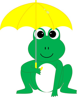 frog yellow umbrella, JPG and PNG frog yellow umbrella, , JPG and PNG
