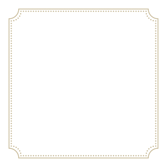 角丸へこみフレーム正方形ドット ベージュ 角丸,へこみ,フレーム,枠,ラインフレーム,ライン,ドット,シンプル,正方形のイラスト素材