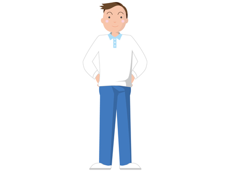 People illustration adult 01, dad, male, people, JPG, PNG and AI