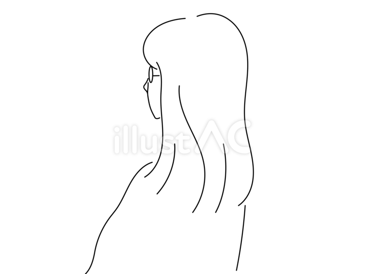 メガネの女の子 メガネ,女の子,上半身のイラスト素材
