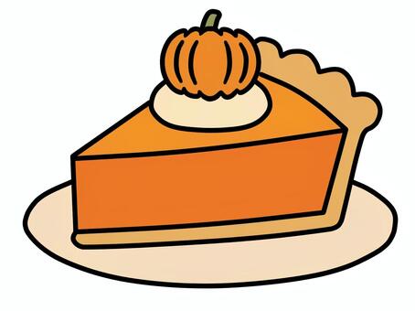 美味しそうなパンプキンパイ かぼちゃケーキ,パンプキンパイ,かぼちゃパイ,かぼちゃタルト,スイーツ,ケーキ,デザート,洋菓子,お菓子,秋のイラスト素材