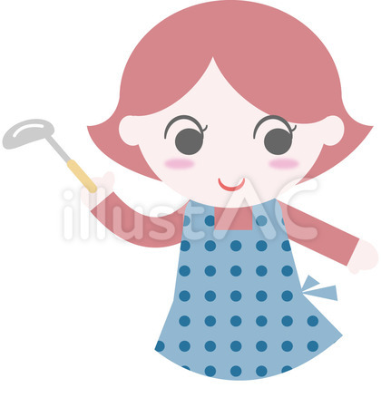 女性、料理、ピンク