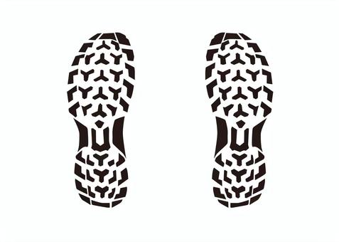 Shoe marks 08, running shoes, marathon shoes, footprints, JPG, PNG and AI