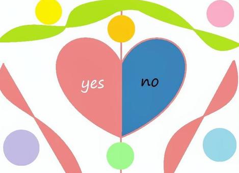 心の選択 心の選択 心,選択,判断,メンタル,メンタルヘルス,クエスチョン,ハートのイラスト素材