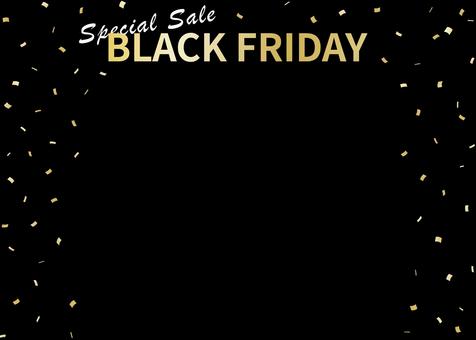 BLACKFRIDAYの背景３ ブラックフライデー,感謝祭,黒,ゴールド,背景,冬のイラスト素材