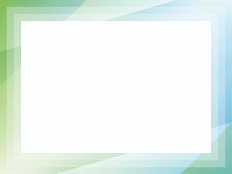 グラデ背景003_B++枠 背景,バック,グラデーション,イメージ,シンプル,シャープ,バナー,みどり,グリーン,青のイラスト素材