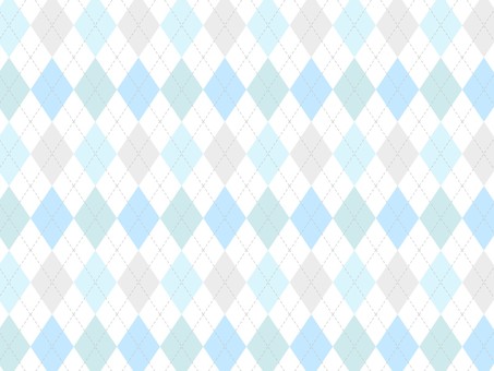 アーガイルチェックの背景　水色