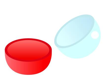 ガチャガチャのカプセル カプセル,ガチャガチャ,蓋,外れた,空,自動販売機,カプセルトイ,自販機,ゲームセンター,景品のイラスト素材