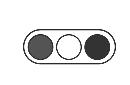 ３色信号白黒アイコン 信号機,アイコン,信号,3色,デザイン,マーク,シンプル,標識,車,地図のイラスト素材