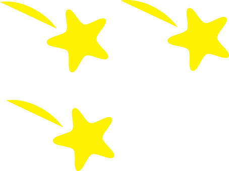 流れ星アイコン 流れ星,アイコン,キラキラ,シンプル,黄色のイラスト素材