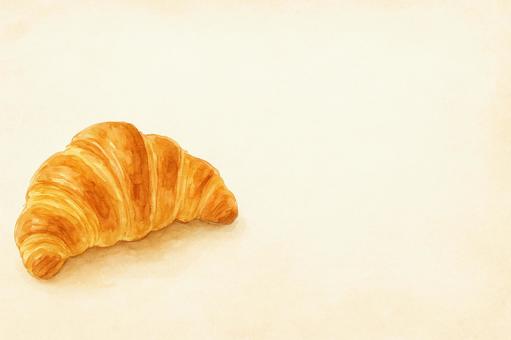 美味しそうなクロワッサンのイラスト クロワッサン,パン,ベーカリー,焼きたて,朝食,モーニング,ブランチ,食べ物,洋食,料理のイラスト素材