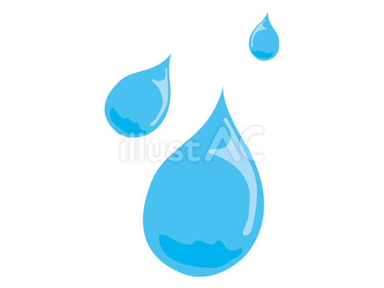 水滴 水滴,雫,しずくのイラスト素材