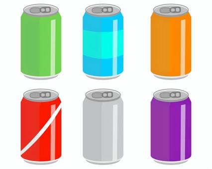 缶ジュースセット　シンプル 缶,ジュース,ドリンク,プルタブ,シンプル,ベクター,飲み物,飲料,白ライン,未開封のイラスト素材