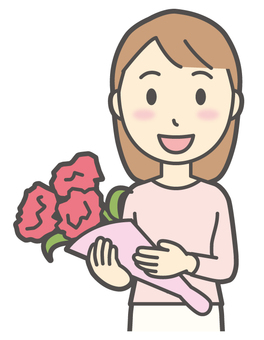  ロングヘア女性-027-バスト