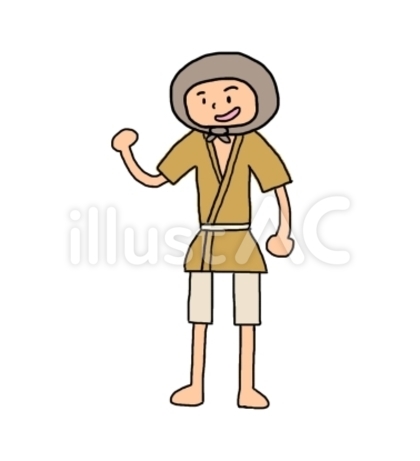 百姓のイラスト