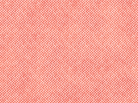 和柄背景【鹿の子2】水彩風 和,柄,背景,パターン,手描き,水彩,和風,鹿の子,紅緋色,模様のイラスト素材