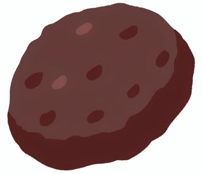 美味しそうな餡子がたっぷりのおはぎ おはぎ,ぼたもち,あんころ餅,和菓子,デザート,粒あん,餡子,小豆,スイーツ,食べ物のイラスト素材
