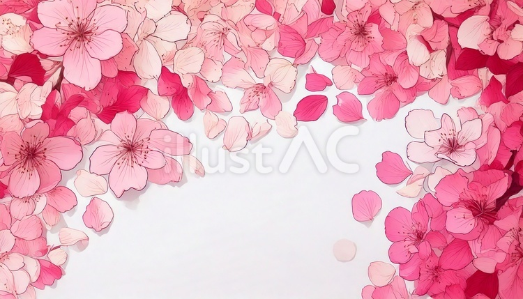 桜 花,植物,花びらのイラスト素材