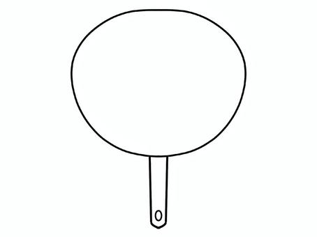 うちわ うちわ,アイコン,推し活,夏,涼しい,風,仰ぐ,シンプルのイラスト素材
