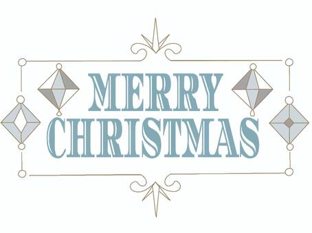 メリークリスマスの文字〜宝石枠〜 メリークリスマス,merrychristmas,クリスマス,文字,イラスト,透過,水色,枠,囲み,フレームのイラスト素材