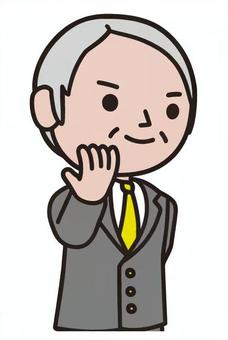 挑発する人 挑発する人 挑発,自信,風格,挑戦,格上,達人,男性,スーツ,ビジネス,会社員のイラスト素材