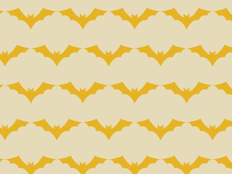 Japanese pattern bat 3 yellow, , JPG and AI