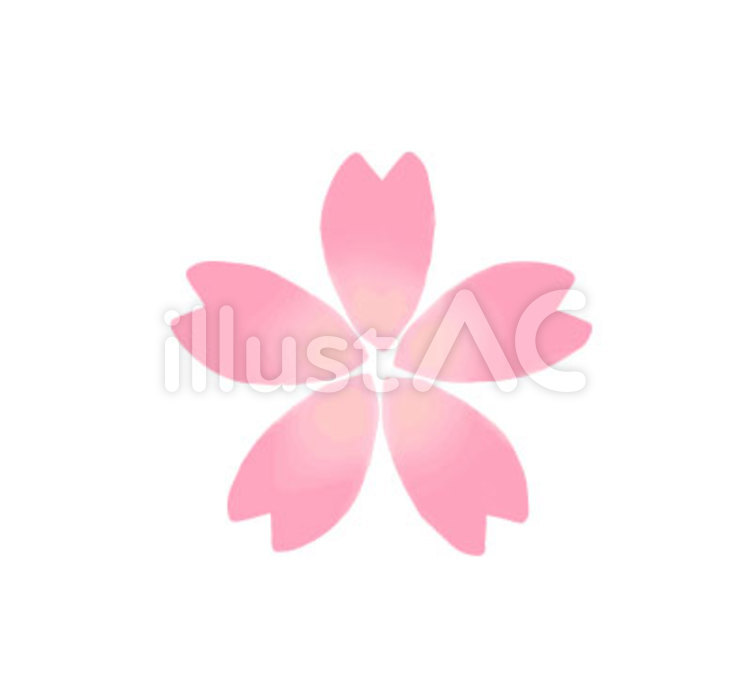桜 桜,一輪,花びらのイラスト素材
